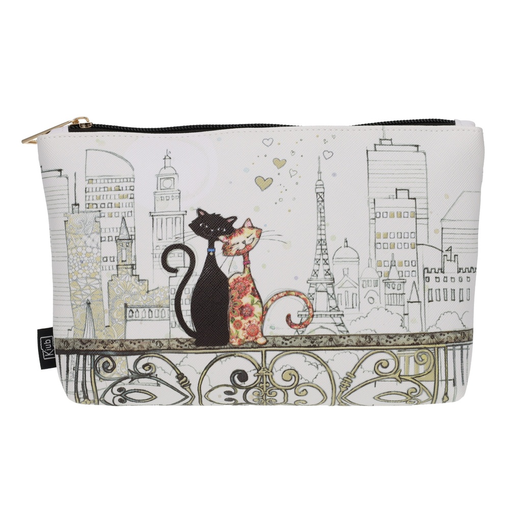Kosmeetikakott Bug Art Cat Paris Lovers