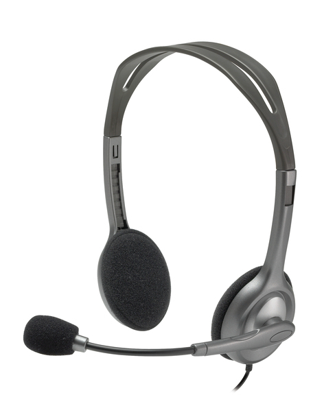 Kõrvaklapid+mikrofon Logitech Stereo Headset H111 peakomplekti 4-pin 3.5mm pistik