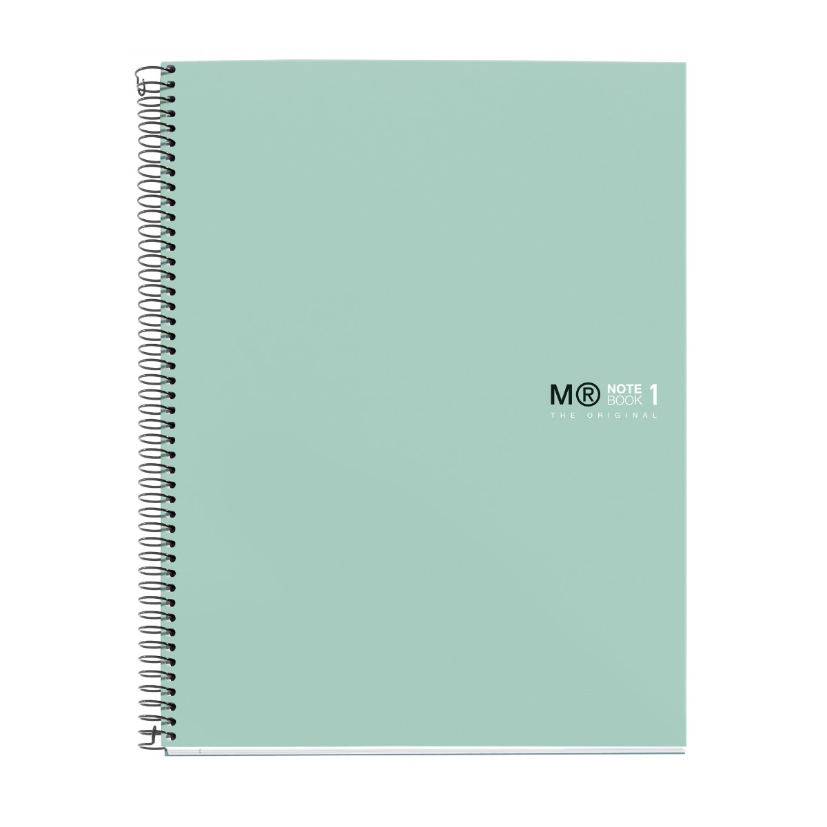Kaustik A4 80l 5x5 joon spiraal 4-ne augustus, kartong kaanega AQUA Miquelrius