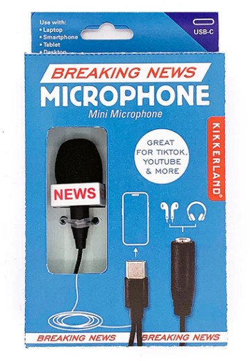Breaking News Mini mikrofon