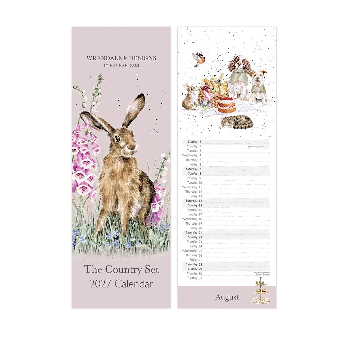 Wrendale 2027 Seinakalender Country Set, Slim