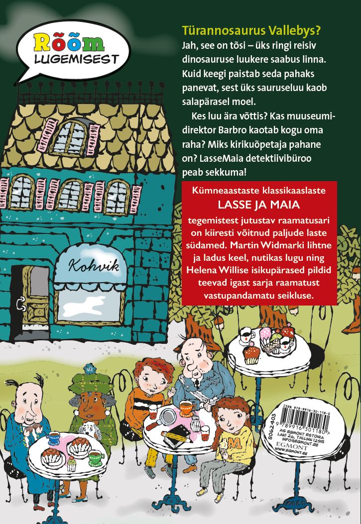 LasseMaia detektiivibüroo. Saurusemõistatus - Martin Widmark
