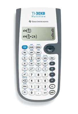 KOOLIKALKULAATOR TI-30X BATTERY MULTIVIEW (TAVAPATAREIGA, MITEMEREALINE EKRAAN)