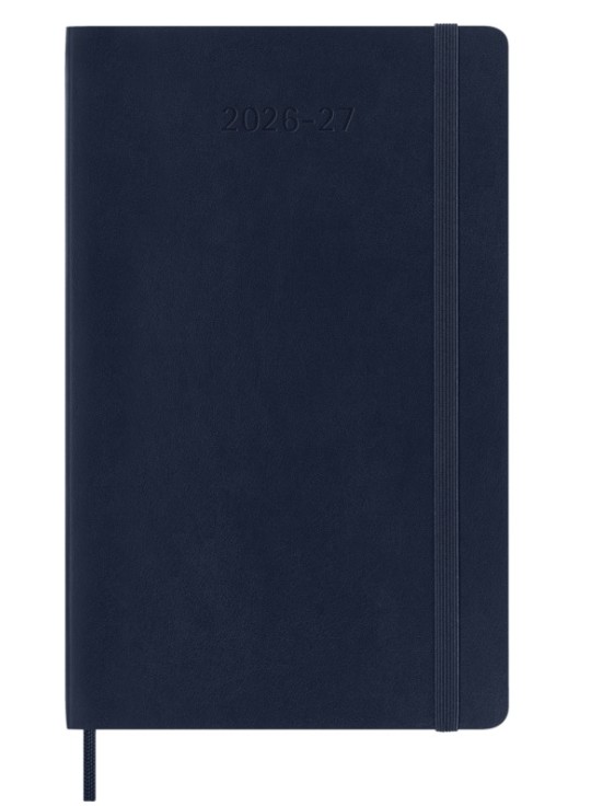 Moleskine 2026-27 18M Weekly Notebook Large Soft Cover, Blue