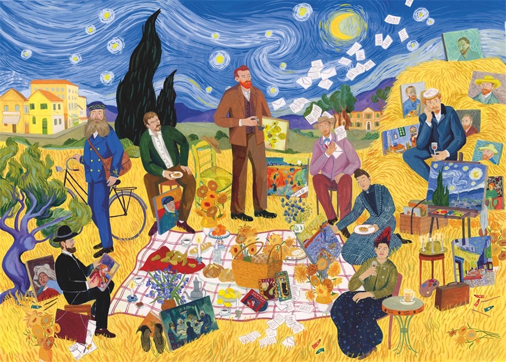 Dinner With Dali Puzzle 1000 Pezzi – Surrealista Con Artisti E Curiosità, Gioco Da Tavolo Per Adulti E Ragazzi