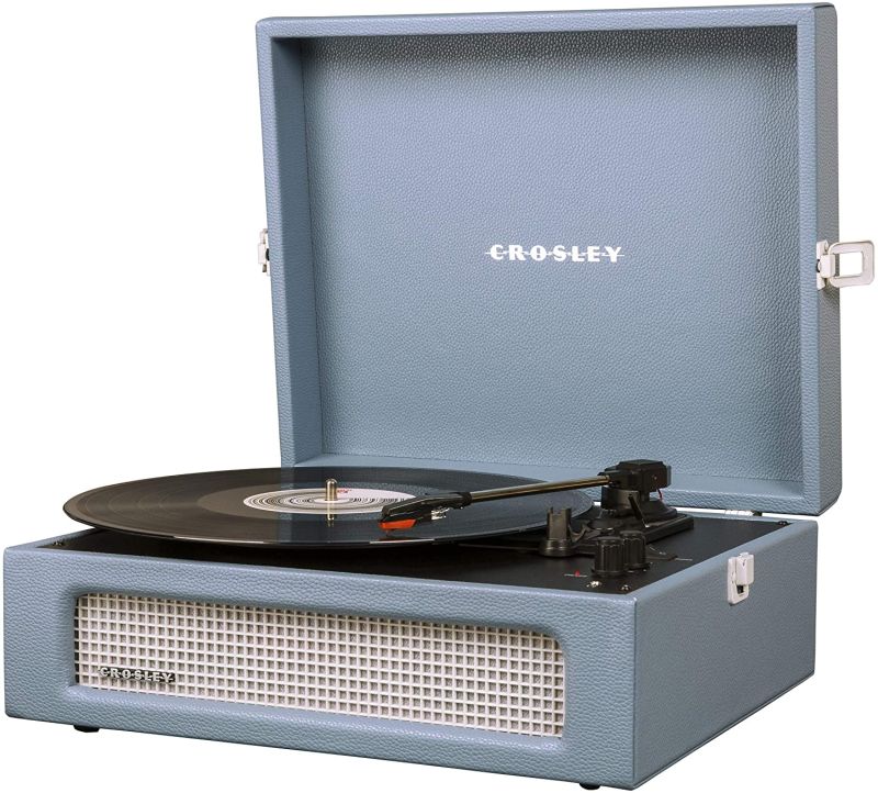 CROSLEY VINÜÜLPLAADIMÄNGIJA VOYAGER, WASHED BLUE