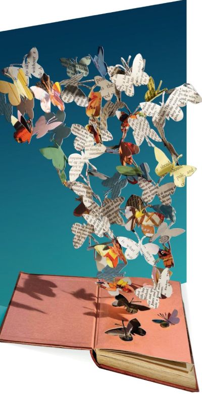 Õnnitluskaart Hope With Butterflies