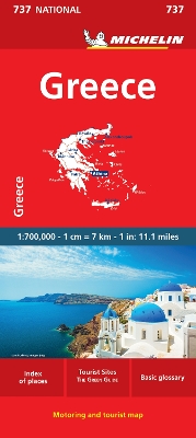 Greece - Michelin National Map 737