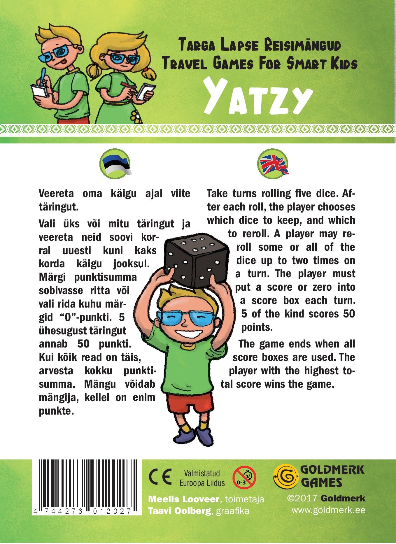 REISIMÄNG YATZY