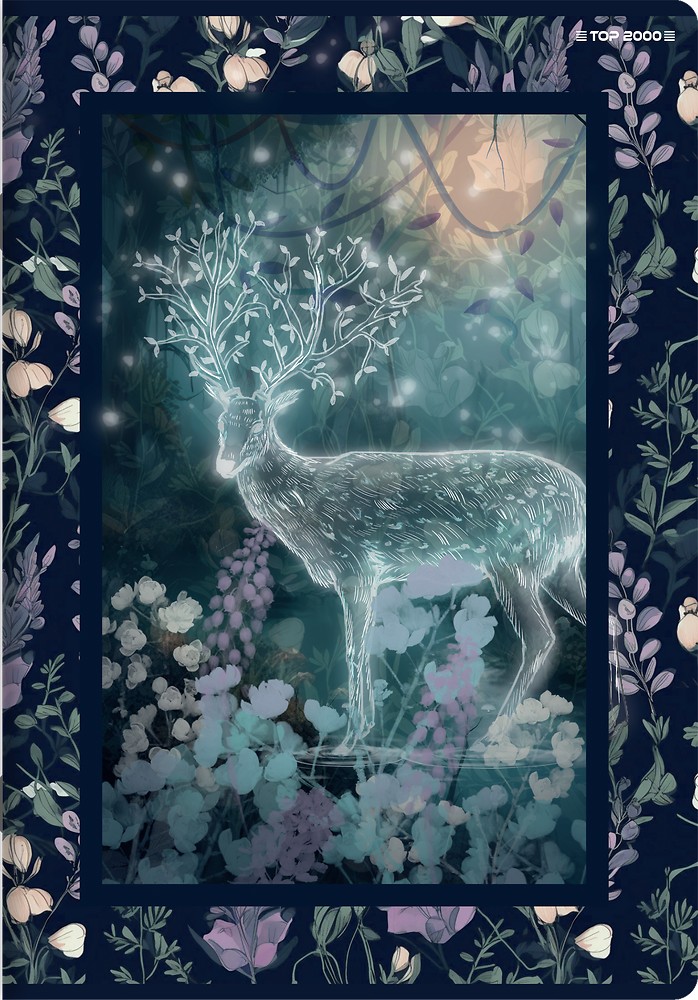 Kaustik A5 60l, 5x5 ruut, Fairytale, assortii, TOP-2000