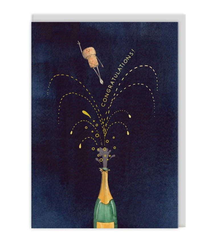 Õnnitluskaart Congrats Champagne