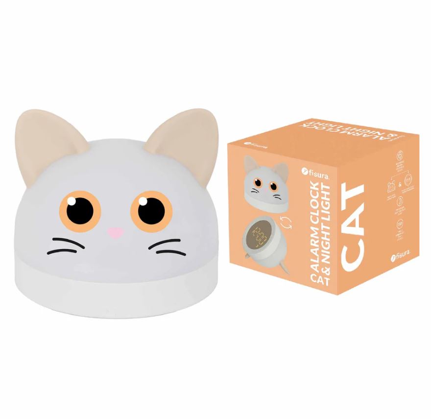 Äratuskell-öölamp Cat