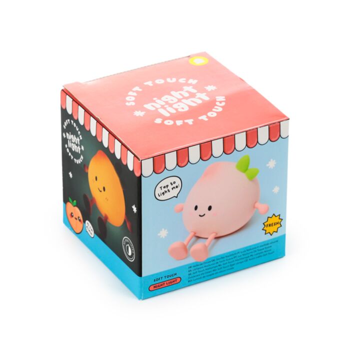 Öölamp ja telefonialus LED Foodiemals Peach