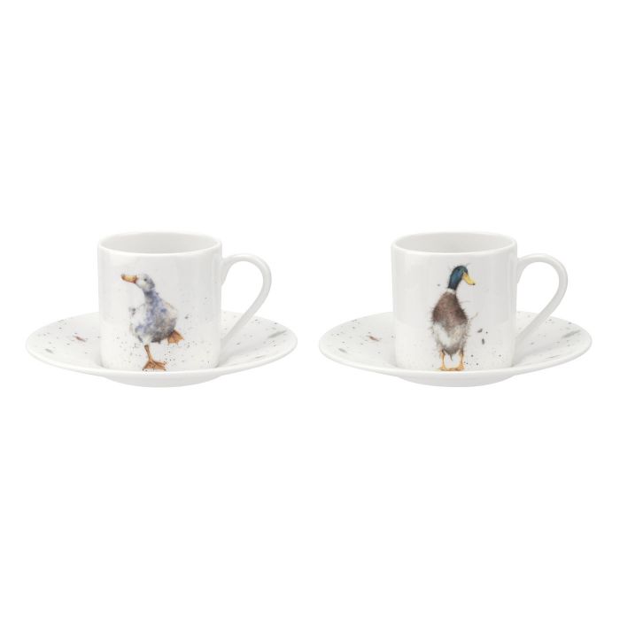 Wrendale espressotasside komplekt Ducks, 2tk