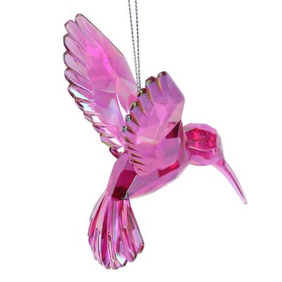 Rippuv kaunistus Acrylic Hummingbird, Mauve