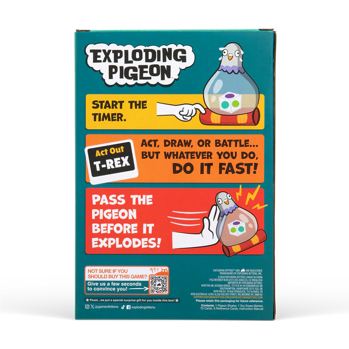 Kaardimäng Exploding Pigeon ENG