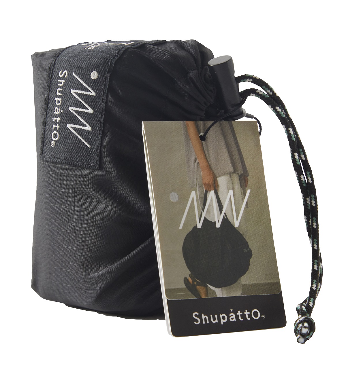 Shupatto kokkuvolditav kott, Black, 27L