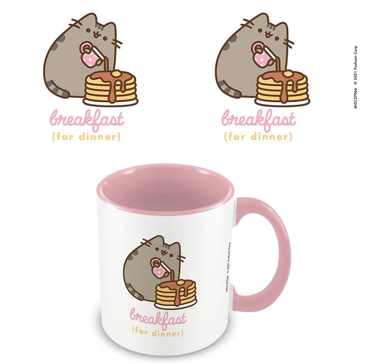 Kruus Pusheen Breakfast Pink, 315ml