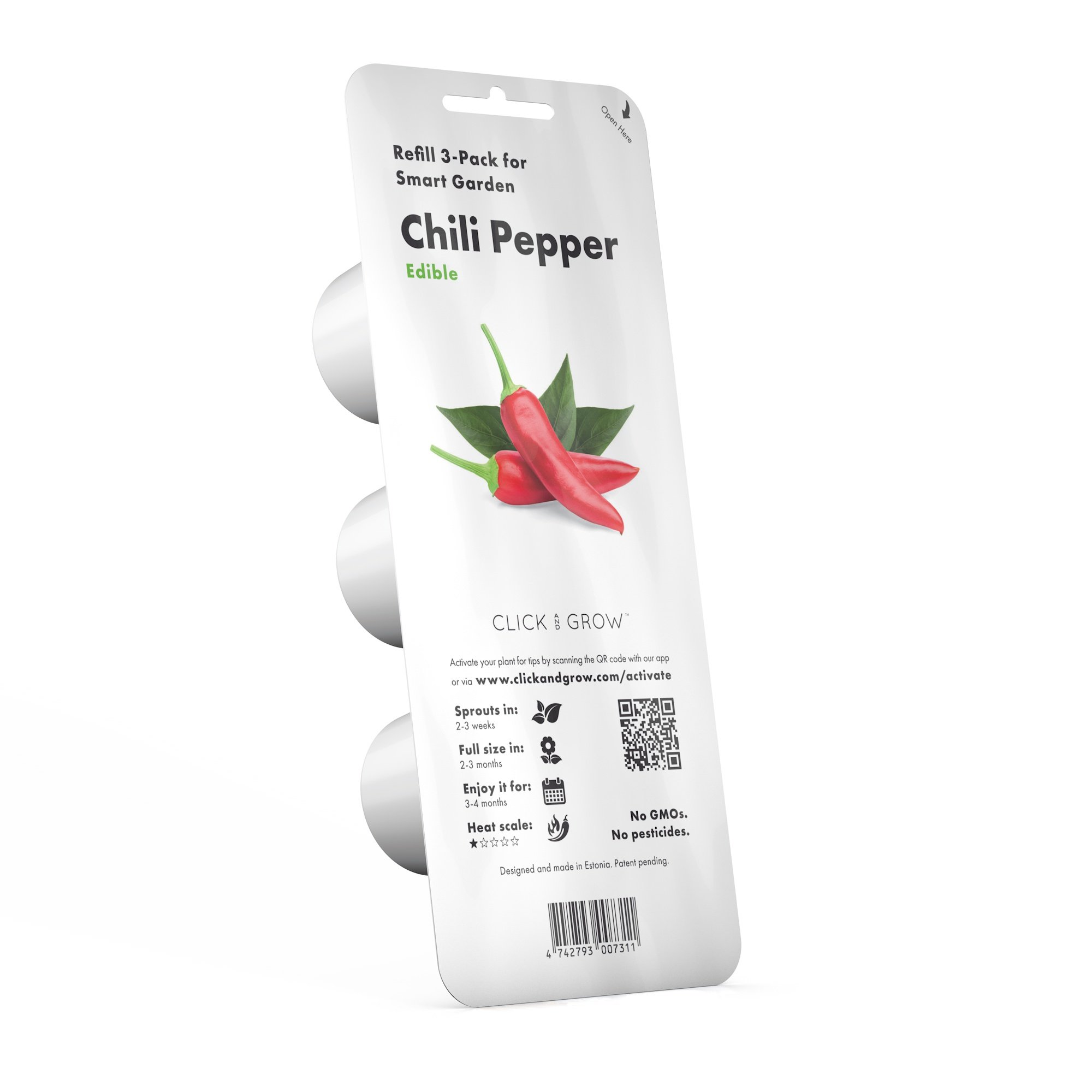 CLICK & GROW: 3 TAIMEKASSETTI, TŠILLIPIPAR