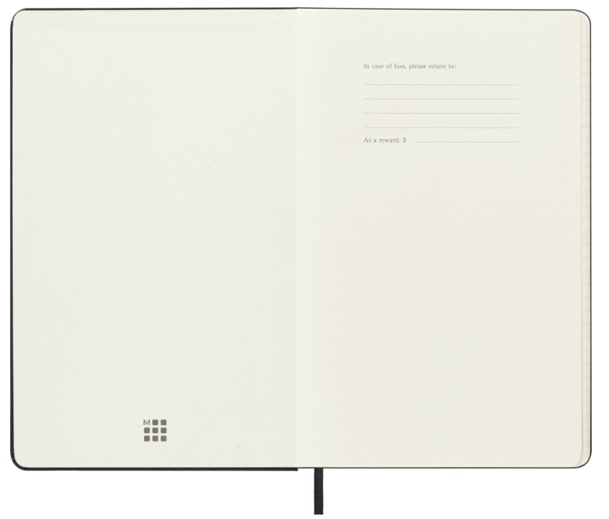 Moleskine 2026-27 18M Weekly Notebook Large Hard Cover, Black