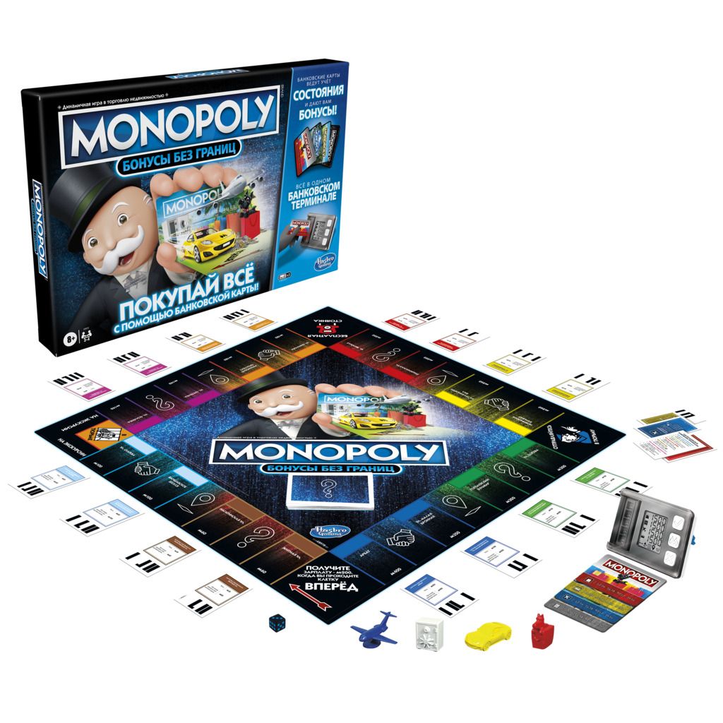 НАСТОЛьНАЯ ИГРА MONOPOLY БОНУСЫ БЕЗ ГРАНИЦ
