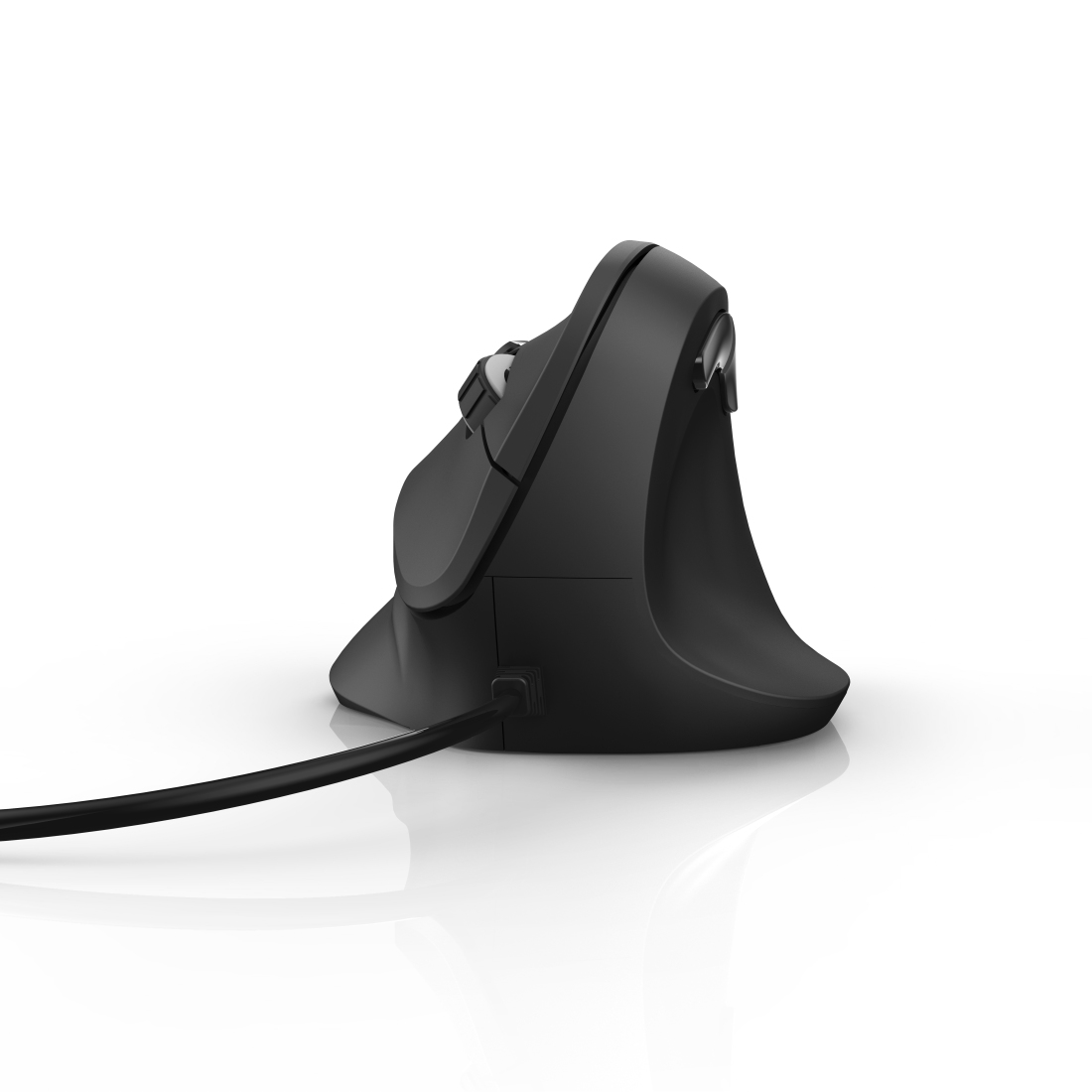 Hiir Hama EMC-500 Vertical Ergonomic Mouse, USB-kaabel, 6 Buttons, black/must ergonoomiline vertikaa