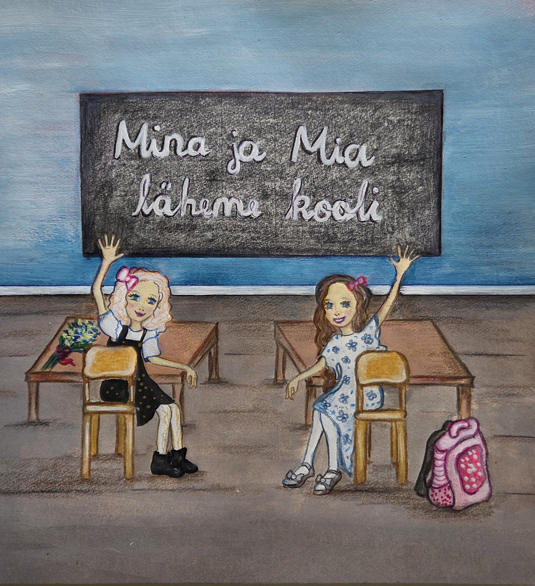 Mina ja Mia läheme kooli - Liis Polli