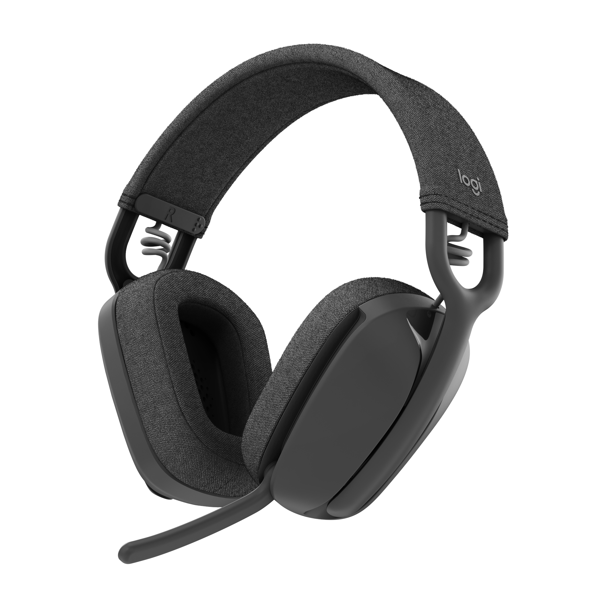 Kõrvaklapid+mikrofon Logitech Zone Vibe 100 - Graphite, 40mm, juhtmevaba Bluetooth5.2, USB-C laadimiskaabel
