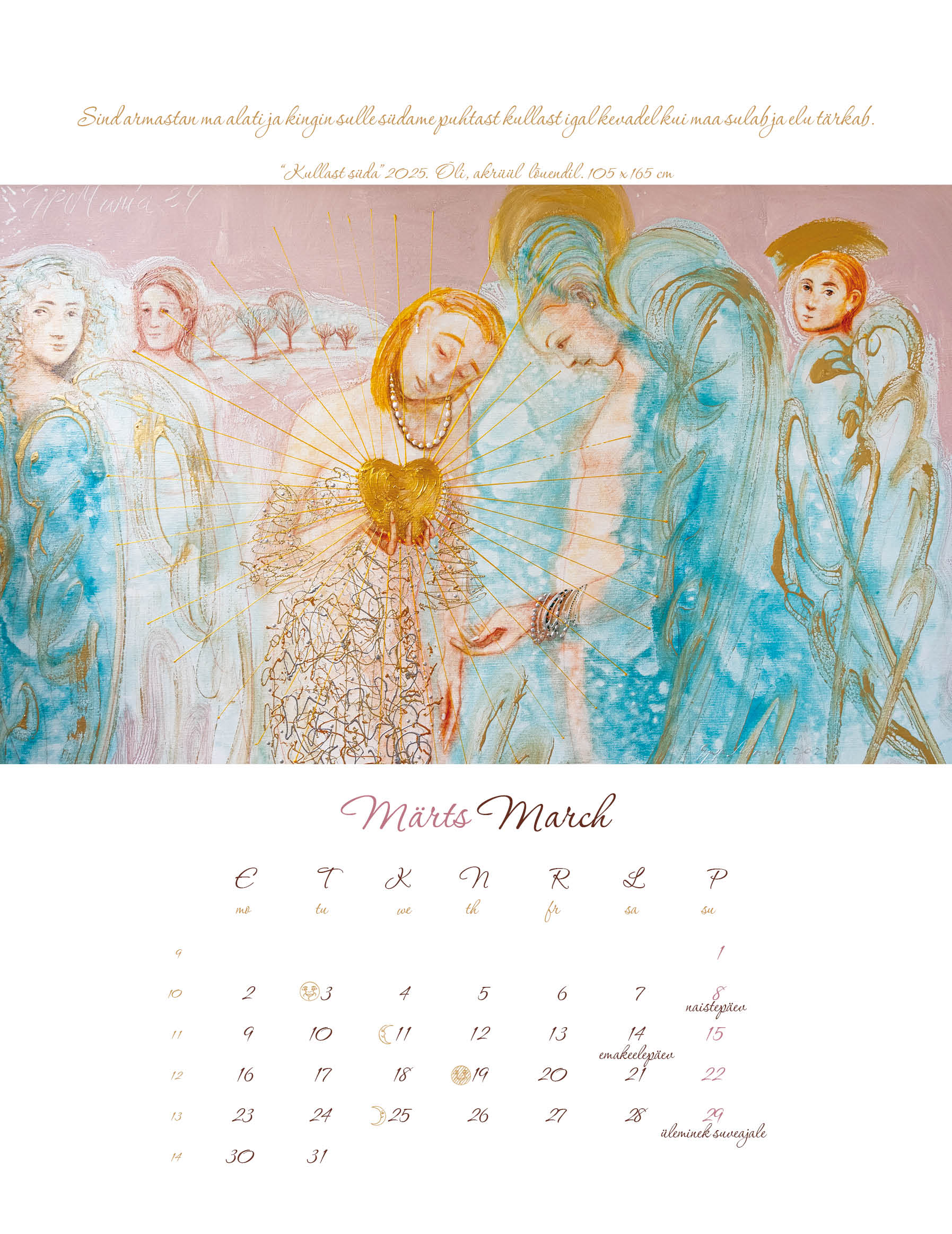 Epp Maria Kokamägi suur maalikalender 2026