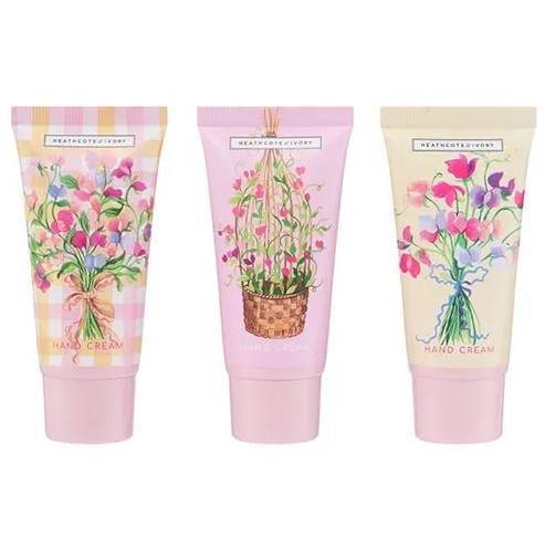 Sweet Pea kättekreemide kinkekomplekt, 3 x 30ml