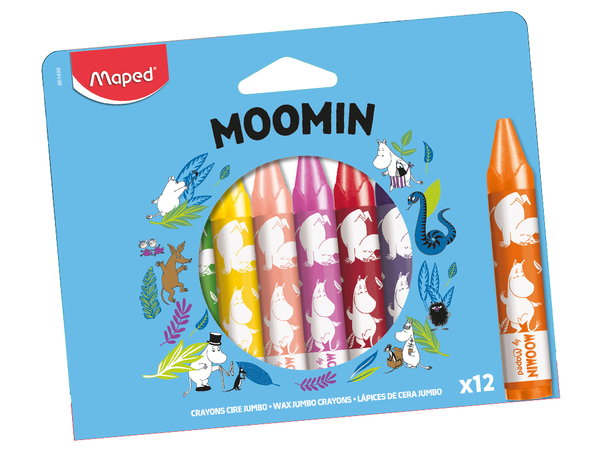 Rasvakriit Maped Muumi Jumbo 12tk