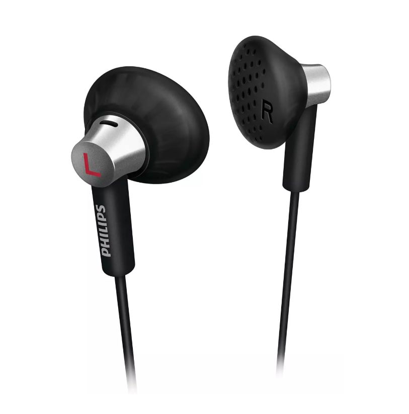 KÕRVAKLAPID PHILIPS SHE4600 MUST NÖÖPKÕRVAKLAPID 15MM 1,2M KULLATUD PISTIK 18–22000HZ 32OOMI