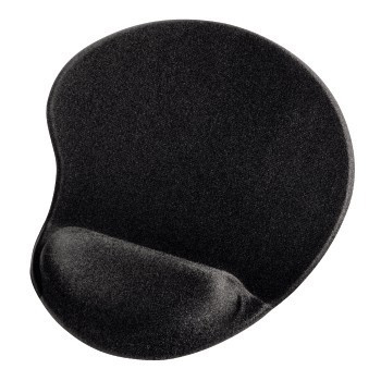 Hiirepadi randmetoega Hama Ergonomic Mouse Pad Mini Black, must, väike