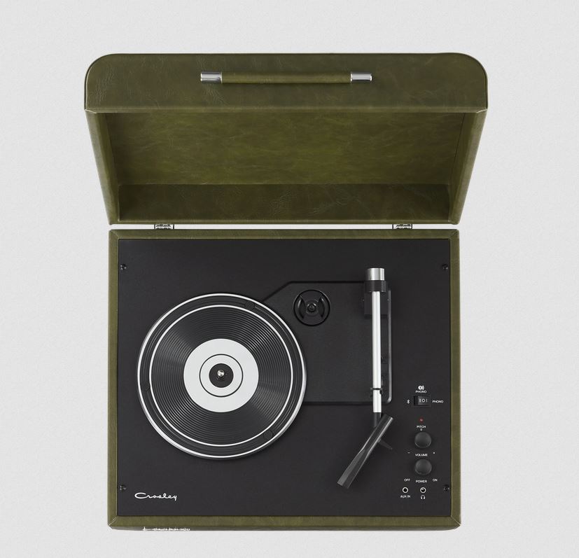 Crosley vinüülplaadimängija Mercury, Forest Green