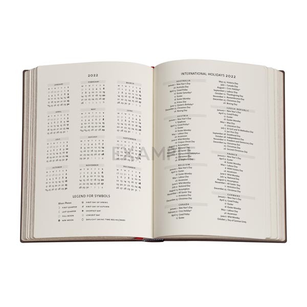 2022 Paperblanks Vertical Midi Turquoise Chronicles