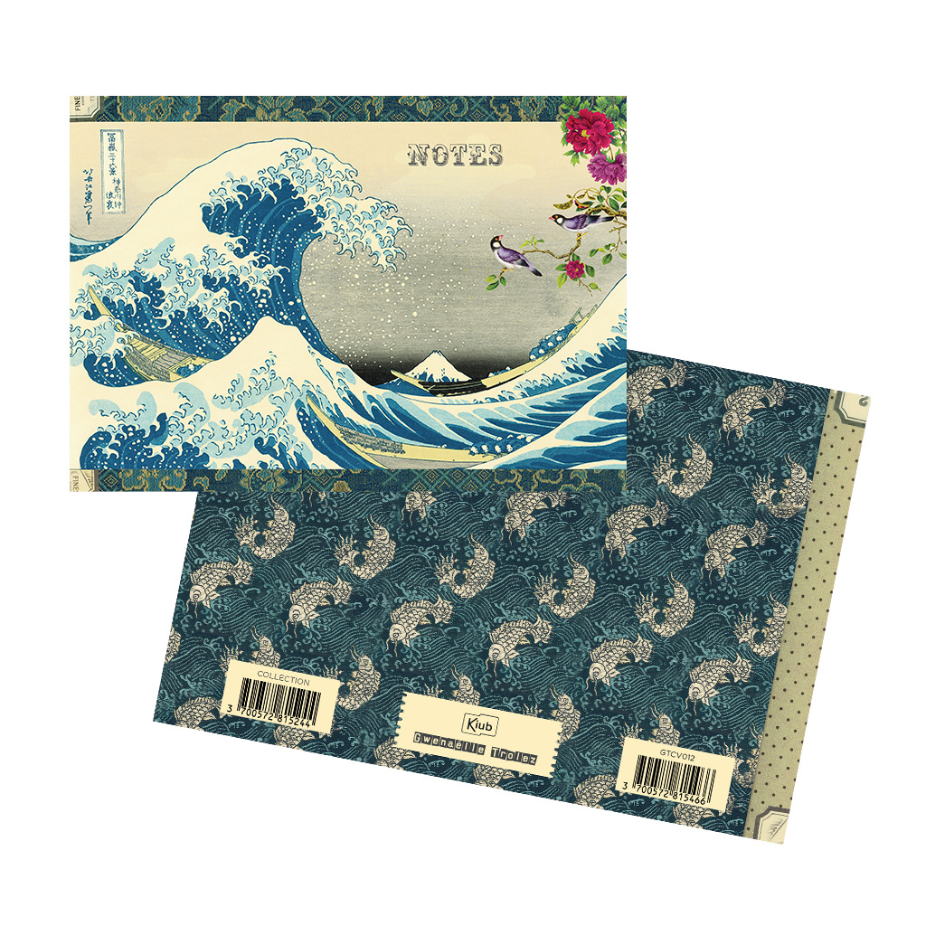 Kiub Märkmik Great Wave, 21 x 15cm