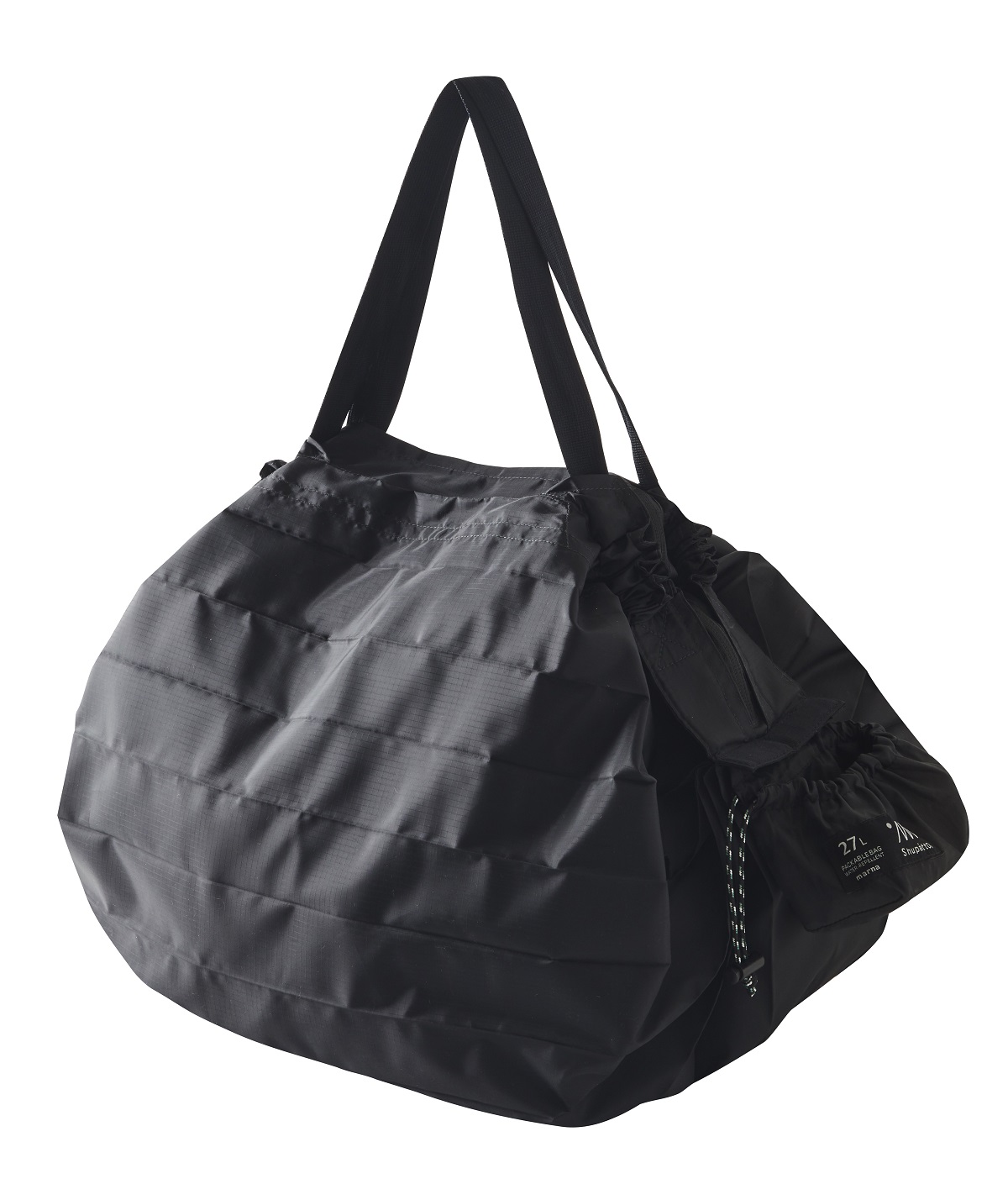 Shupatto kokkuvolditav kott, Black, 27L