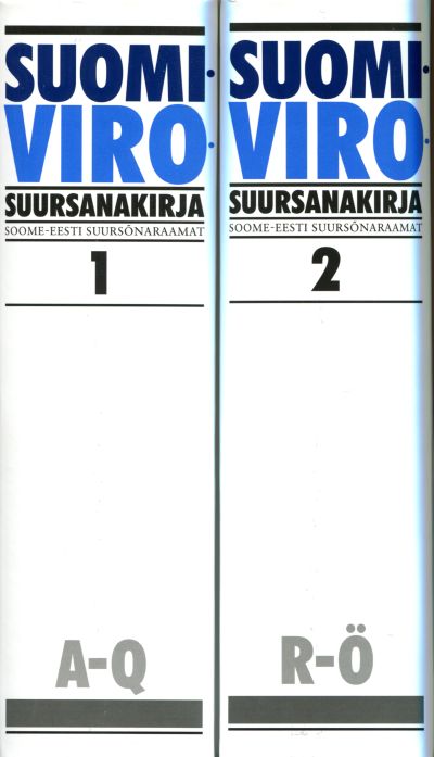SUOMI-VIRO SUURSANAKIRJA I-II
