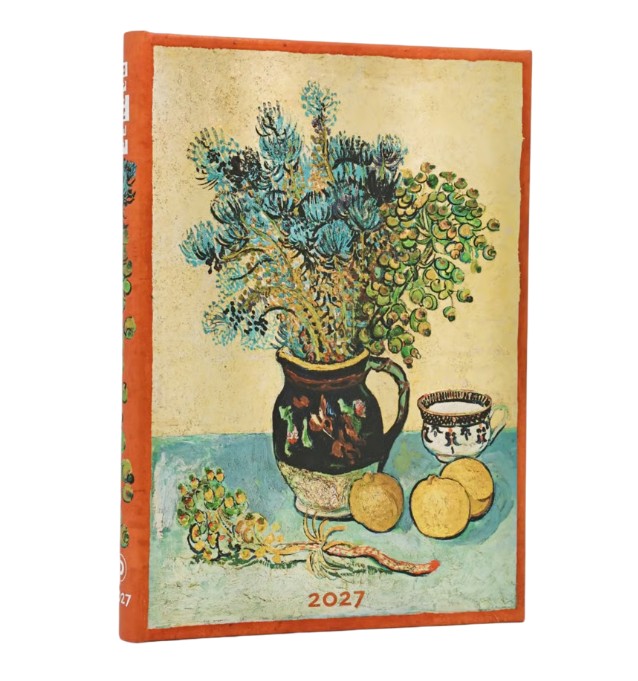 2027 Paperblanks 12-kuud, Horizontal Midi Van Gogh’s Still Life