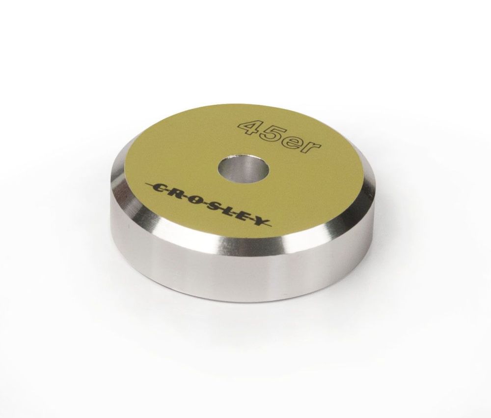 CROSLEY VINÜÜLPLAADIMÄNGIJA 45 P/MIN ADAPTER ALUMIINIUM, ROHELINE