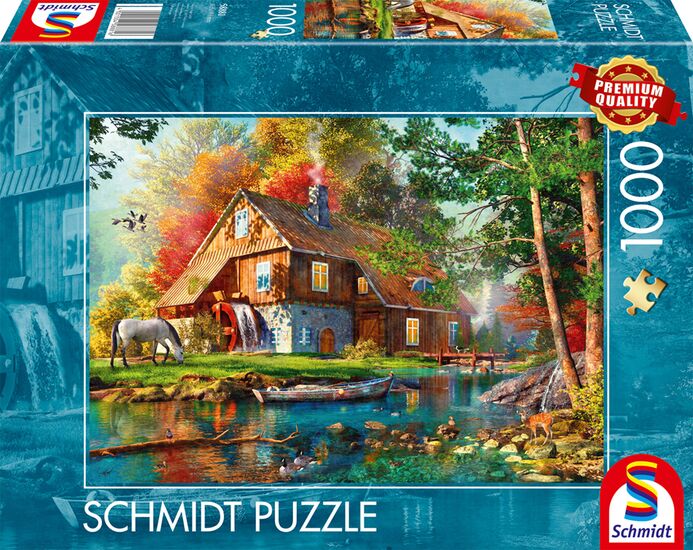 Pusle 1000 tk Water Mill in Autumn 