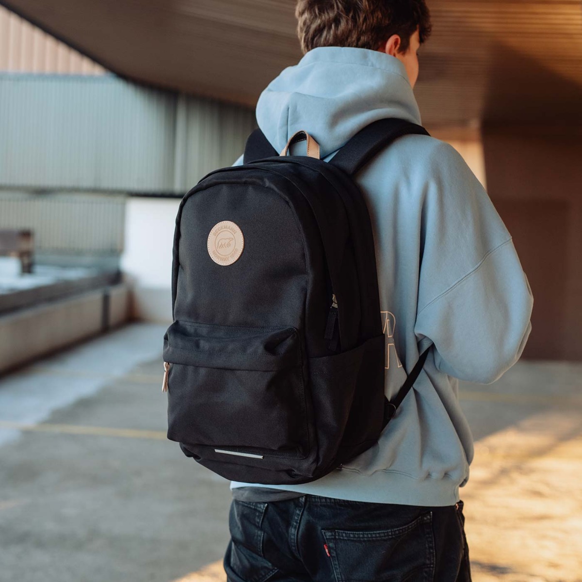 Seljakott Beckmann City Dusty Black, maht 30l