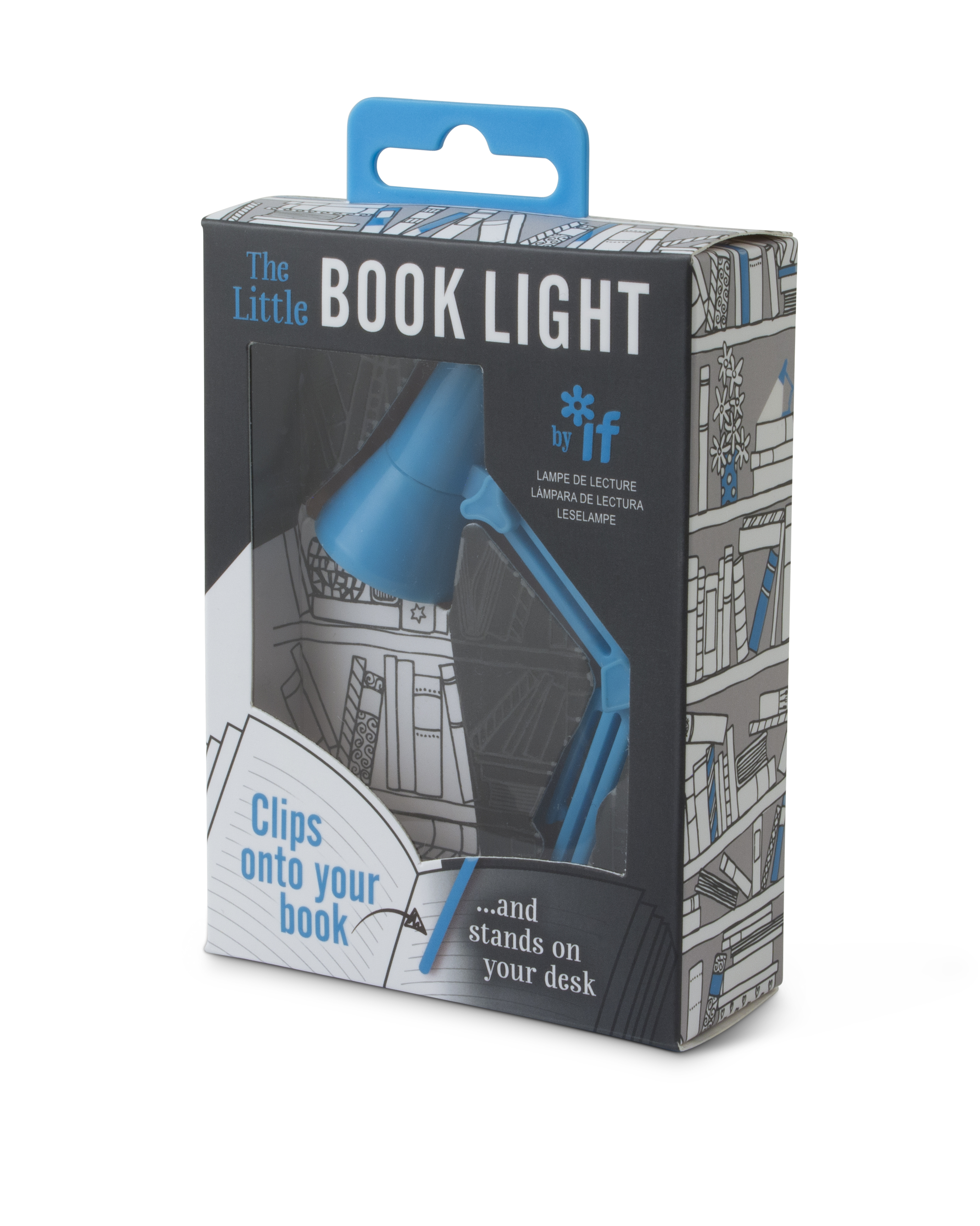 LUGEMISLAMP THE LITTLE BOOK LIGHT, BLUE