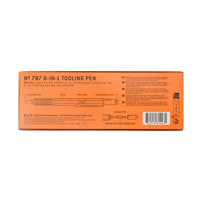 Gentlemen's Hardware pastapliiats-multitööriist Tooling Pen