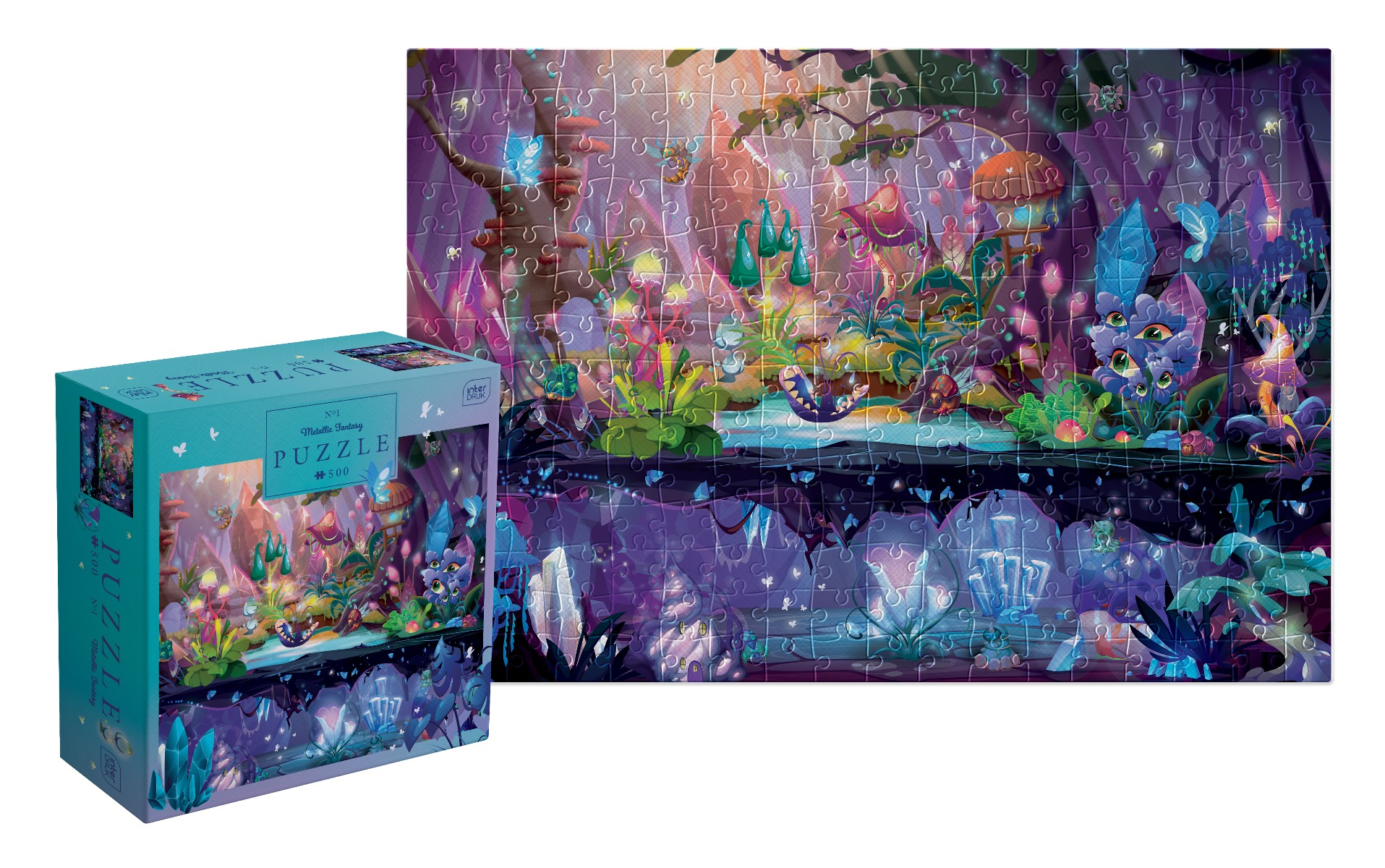 Pusle 500 tk Metallic Fantasy Magic Forest