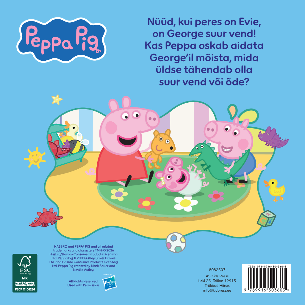 Põrsas Peppa. Suur vend George - Hasbro