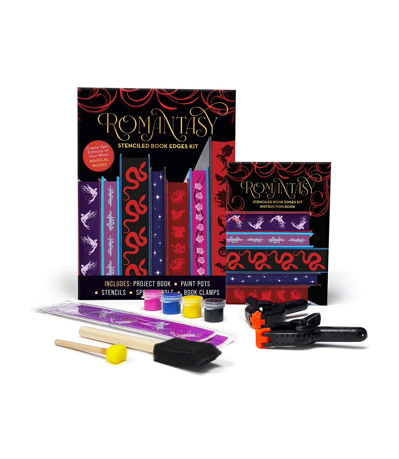 Romantasy Stenciled Book Edges Kit