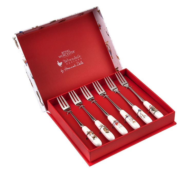 Wrendale koogikahvlite komplekt Xmas, 6tk