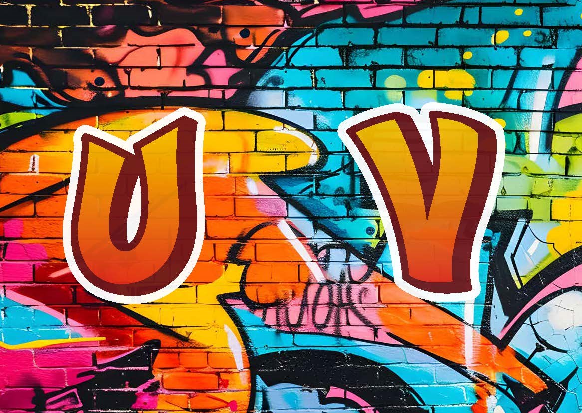 Graffiti Alphabet Sticker Book