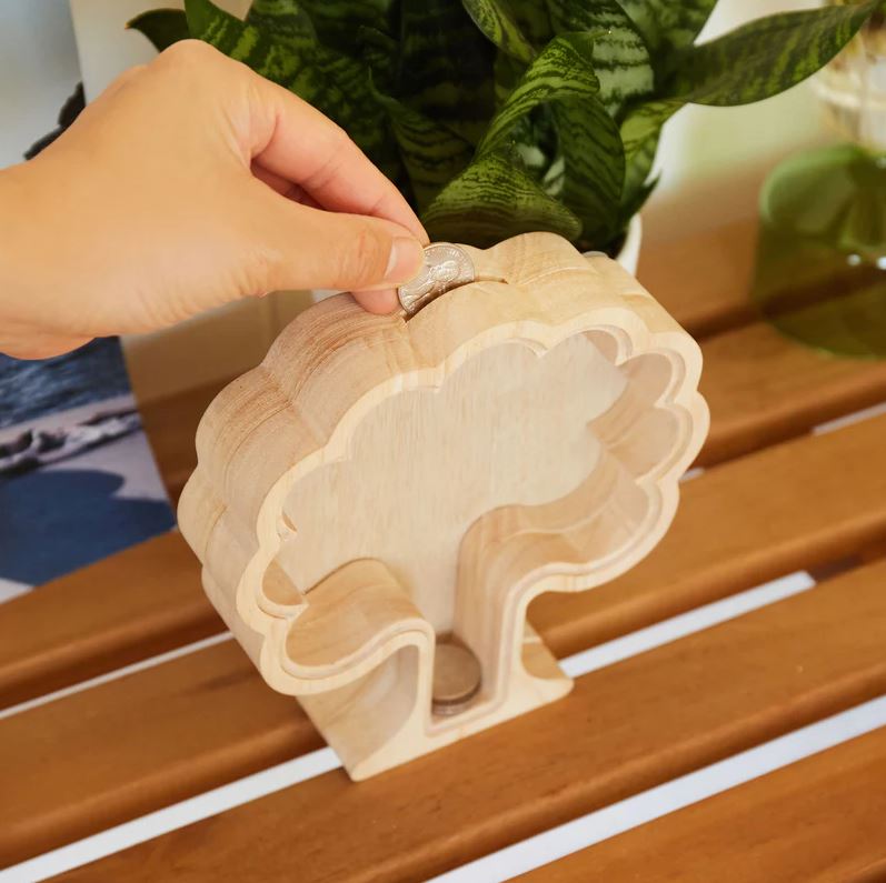Rahakassa Money Tree, puidust